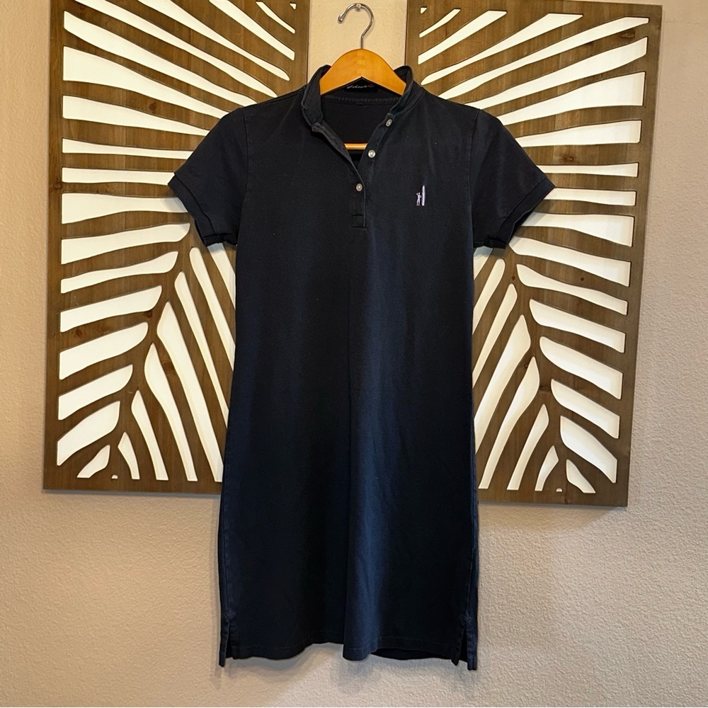 Johnnie-O Navy Pop collar polo Dress size medium